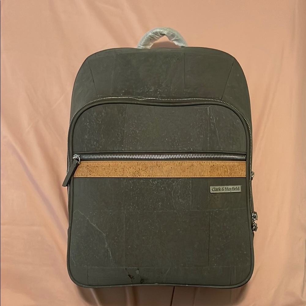 Clark & Mayfield Gray Backpack with laptop slot